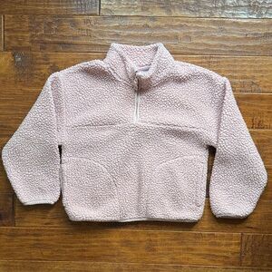 GAP Kids Pink Sherpa Hoodie, size 8 Medium